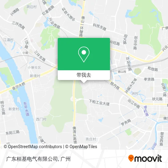 广东桓基电气有限公司地图