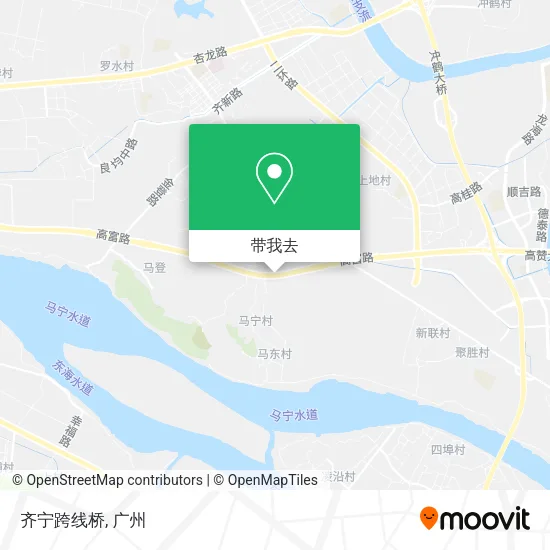 齐宁跨线桥地图