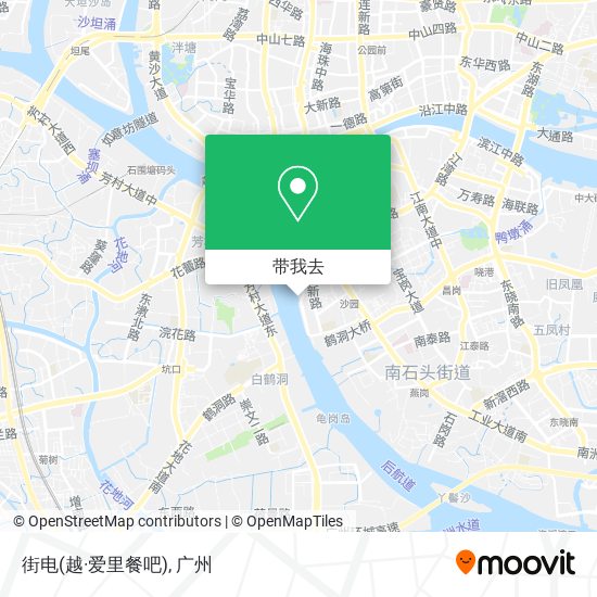 街电(越·爱里餐吧)地图