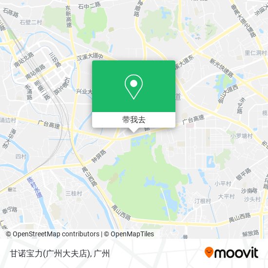 甘诺宝力(广州大夫店)地图
