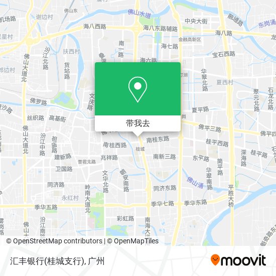 汇丰银行(桂城支行)地图