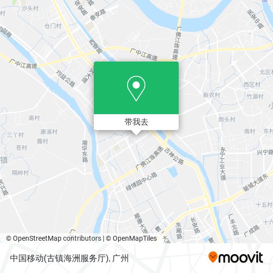 中国移动(古镇海洲服务厅)地图
