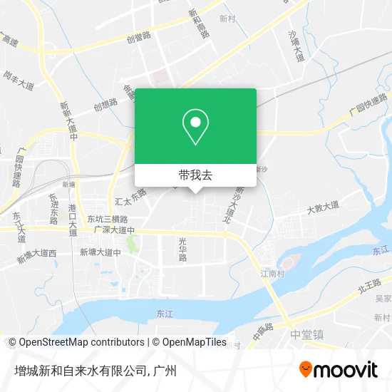 增城新和自来水有限公司地图