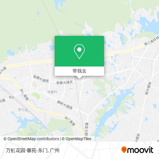 万虹花园·馨苑-东门地图