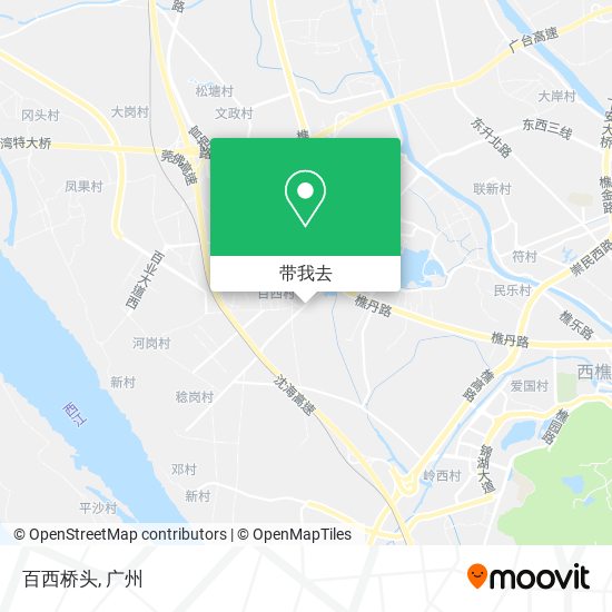 百西桥头地图
