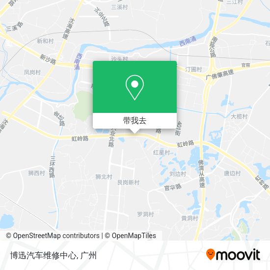 博迅汽车维修中心地图