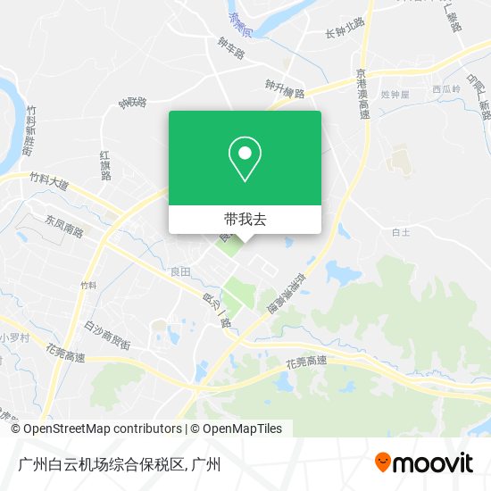 广州白云机场综合保税区地图