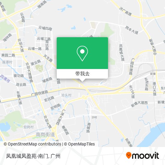 凤凰城凤盈苑-南门地图