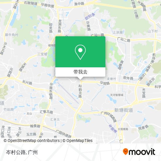 岑村公路地图