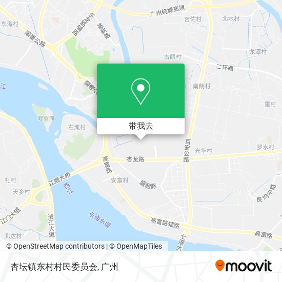 杏坛镇东村村民委员会地图