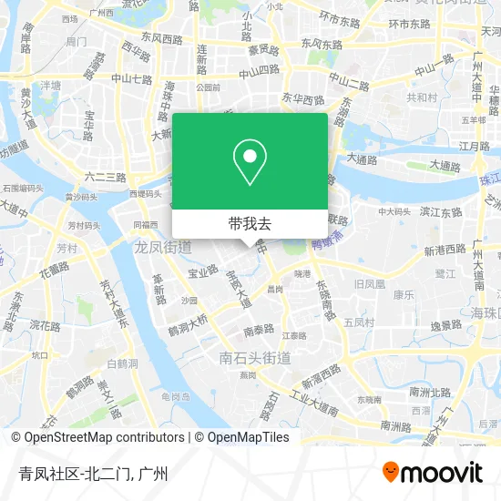 青凤社区-北二门地图
