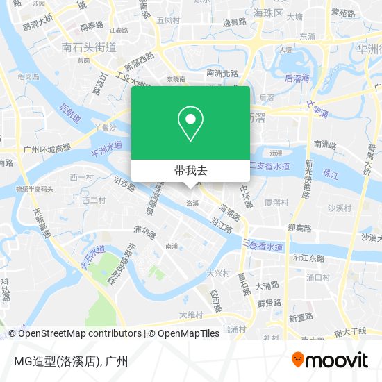 MG造型(洛溪店)地图