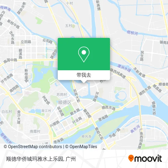 顺德华侨城玛雅水上乐园地图