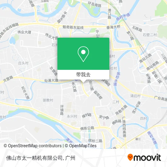 佛山市太一精机有限公司地图