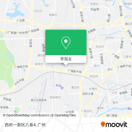 西村一新区八巷4地图