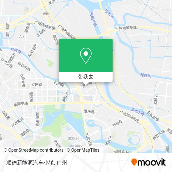 顺德新能源汽车小镇地图