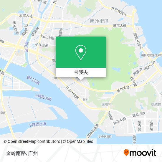 金岭南路地图