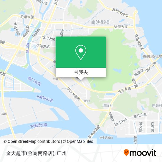 金天超市(金岭南路店)地图