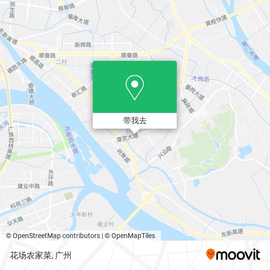 花场农家菜地图