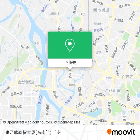 康乃馨商贸大厦(东南门)地图