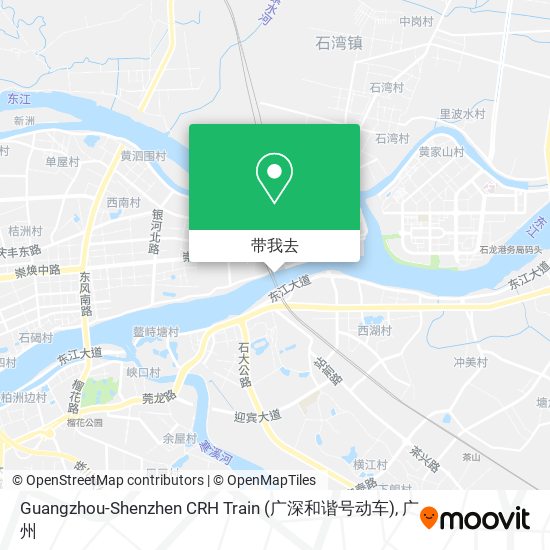 Guangzhou-Shenzhen CRH Train (广深和谐号动车)地图