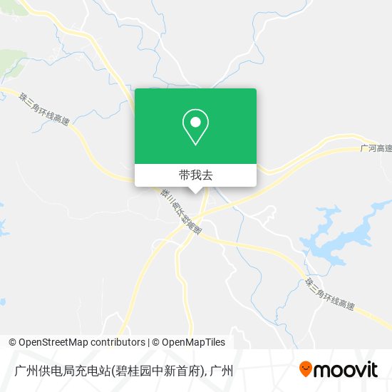 广州供电局充电站(碧桂园中新首府)地图