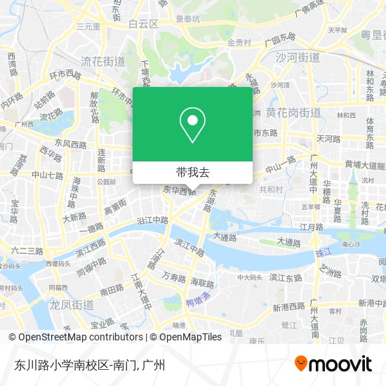 东川路小学南校区-南门地图