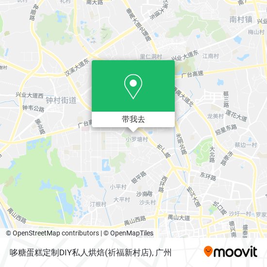 哆糖蛋糕定制DIY私人烘焙(祈福新村店)地图