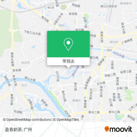 盈香奶茶地图