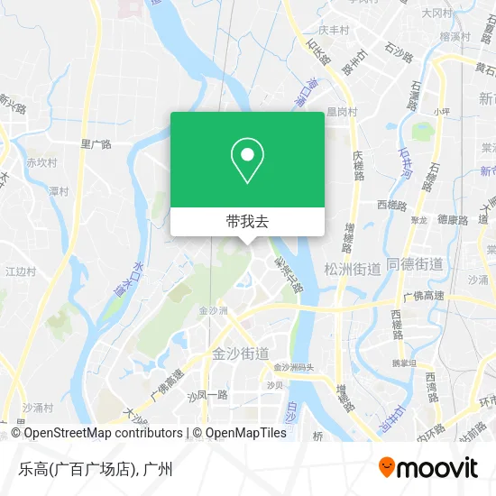 乐高(广百广场店)地图