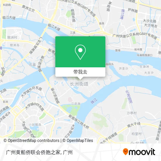广州黄船侨联会侨胞之家地图