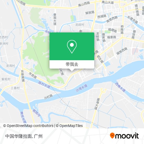 中国华隆拉面地图