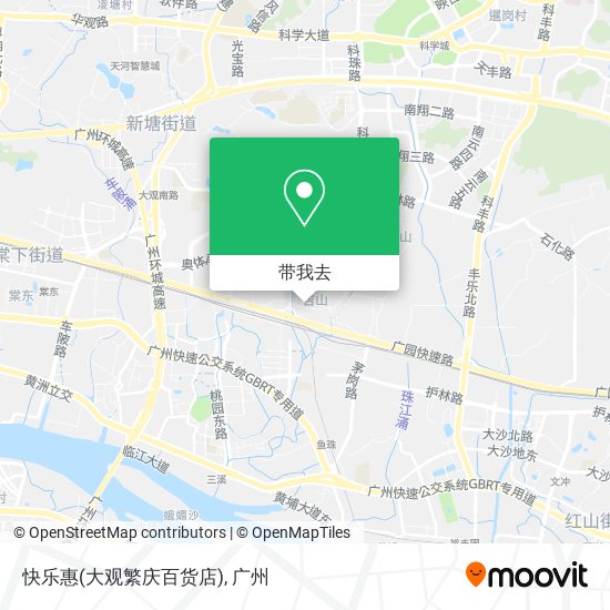 快乐惠(大观繁庆百货店)地图