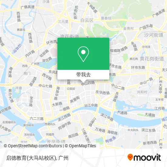 启德教育(大马站校区)地图