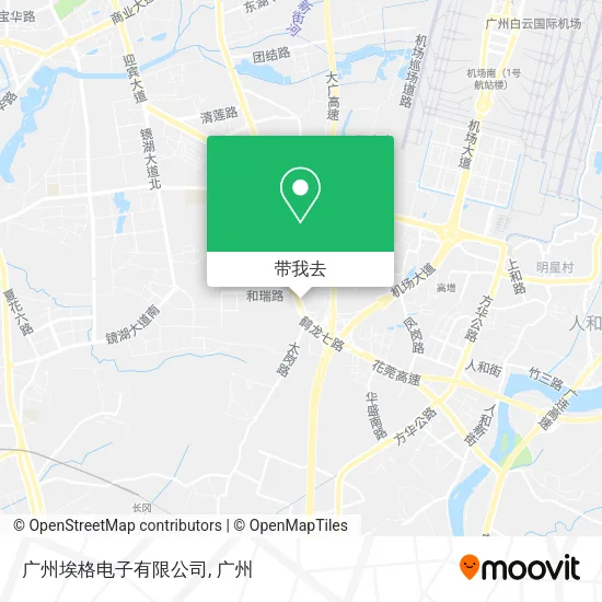 广州埃格电子有限公司地图