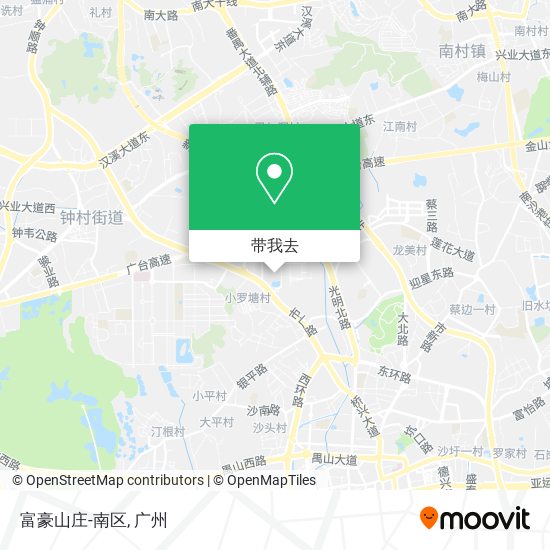 富豪山庄-南区地图