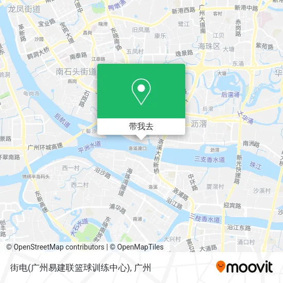 街电(广州易建联篮球训练中心)地图