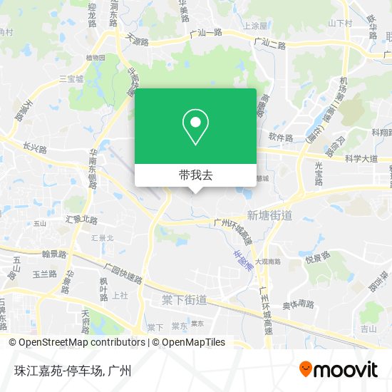 珠江嘉苑-停车场地图