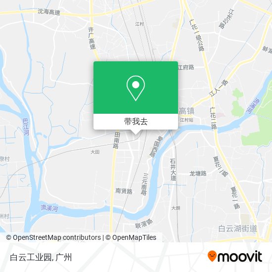 白云工业园地图