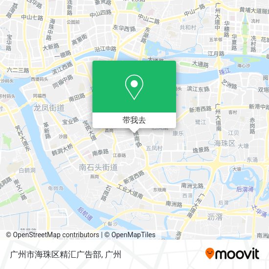 广州市海珠区精汇广告部地图