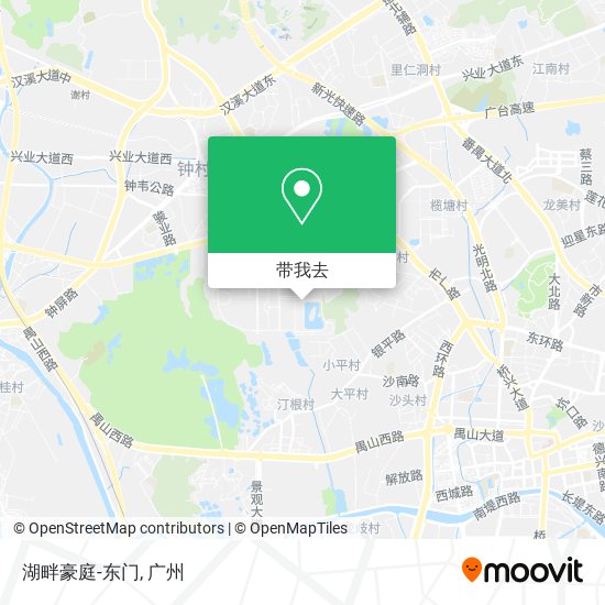 湖畔豪庭-东门地图