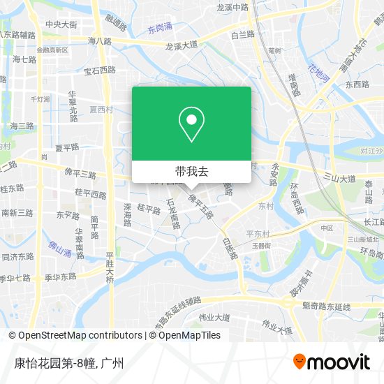 康怡花园第-8幢地图
