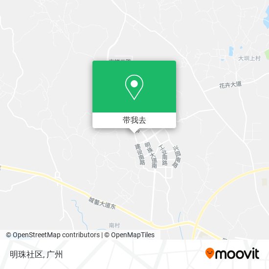 明珠社区地图