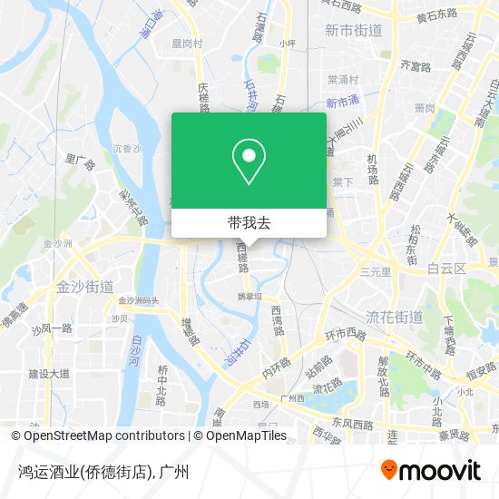 鸿运酒业(侨德街店)地图