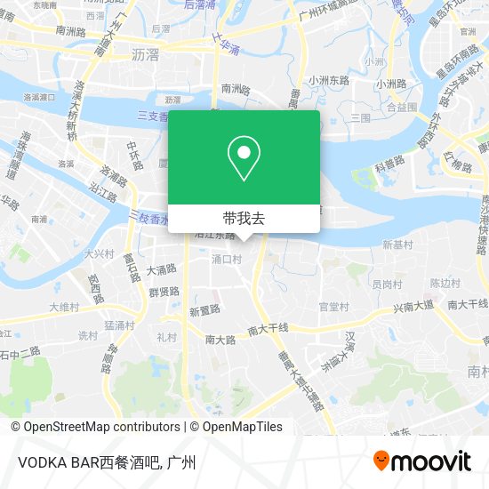 VODKA BAR西餐酒吧地图