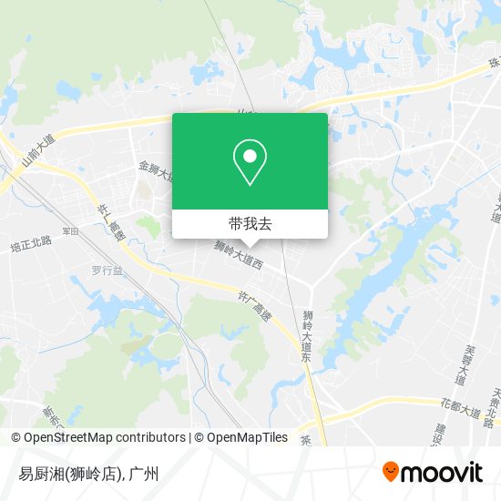 易厨湘(狮岭店)地图