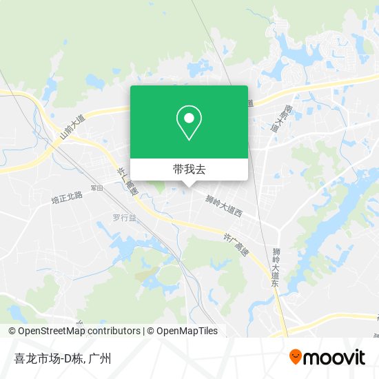 喜龙市场-D栋地图