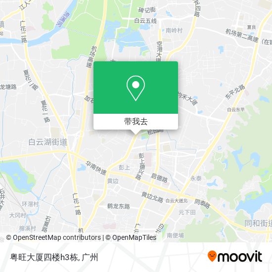 粤旺大厦四楼h3栋地图