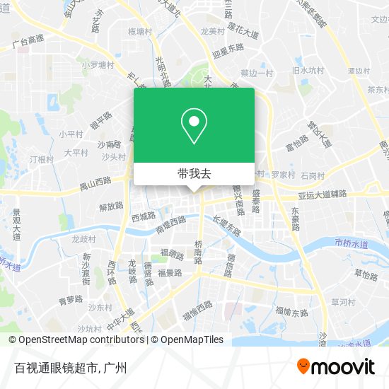 百视通眼镜超市地图