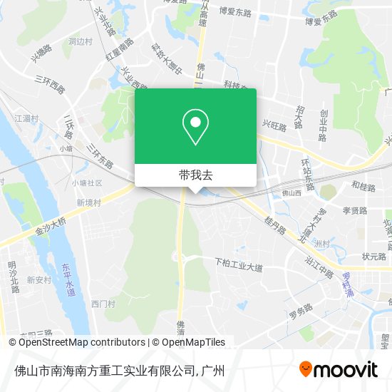 佛山市南海南方重工实业有限公司地图